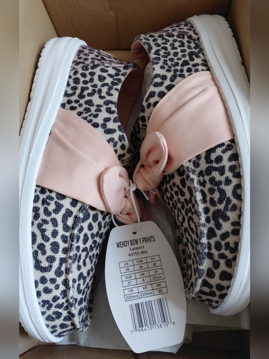 Hey Dude Other - Hey Dude Wendy Leopard Bow Slip-on  Shoes